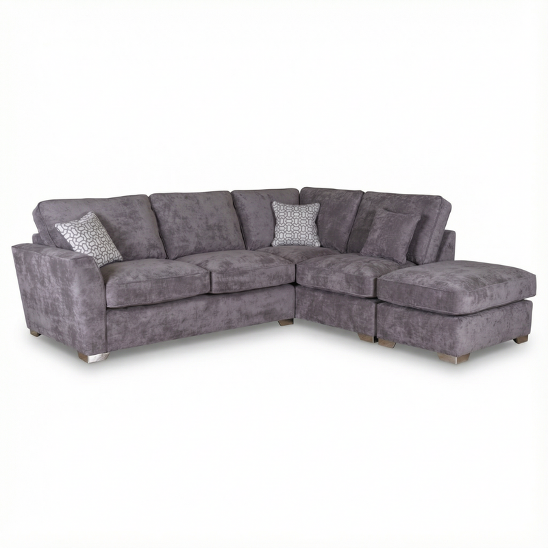 Wilmslow 2 Corner 1 Chaise Footstool - Open Ended Corner Sofa