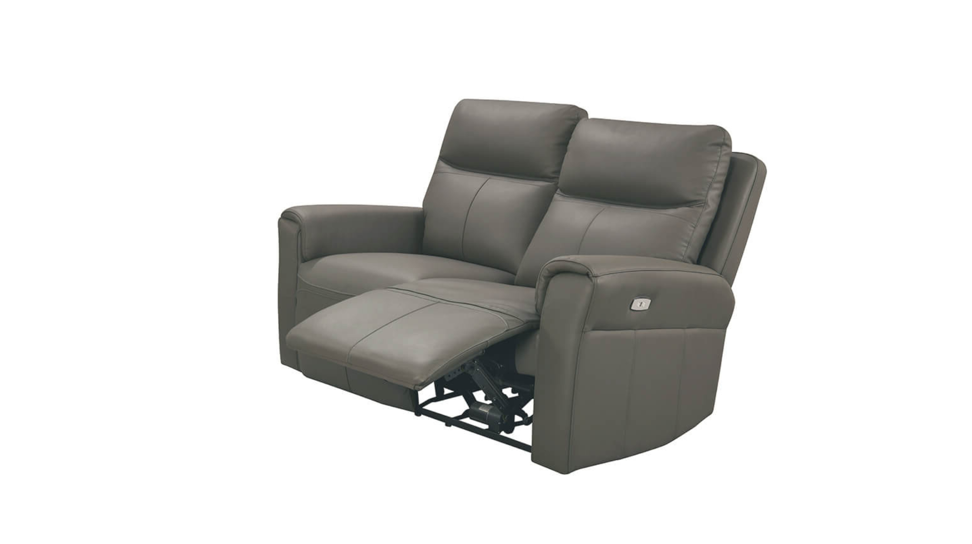 Larissa 2 Seater Sofa Electric Power Recliner Leather / Fabric