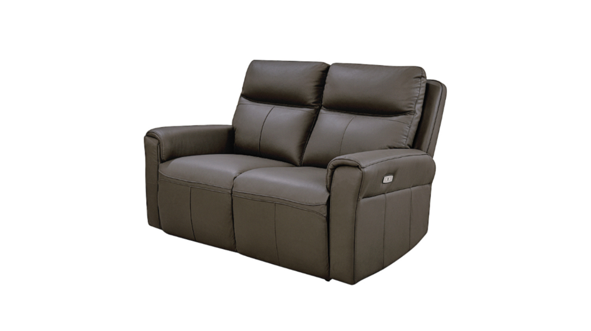 Larissa 2 Seater Sofa Electric Power Recliner Leather / Fabric