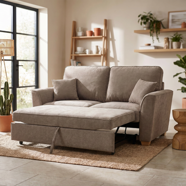Swift Sofa Bed Oatmeal Fabric Sofa