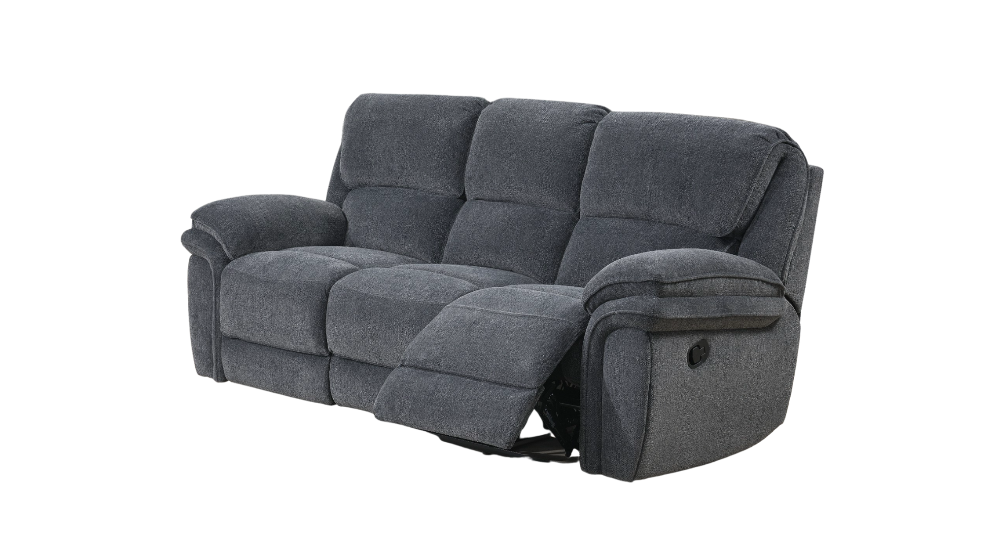 Superior 3 Seater Recliner Fabric Sofa