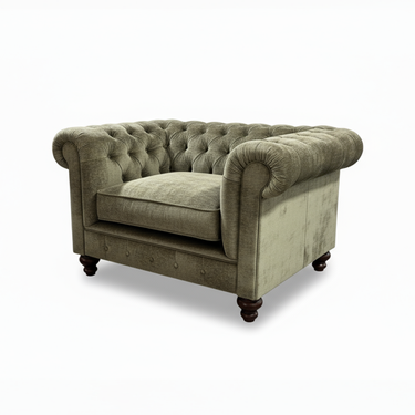 Charles Chair Snuggler Chesterfield Handcrafted British