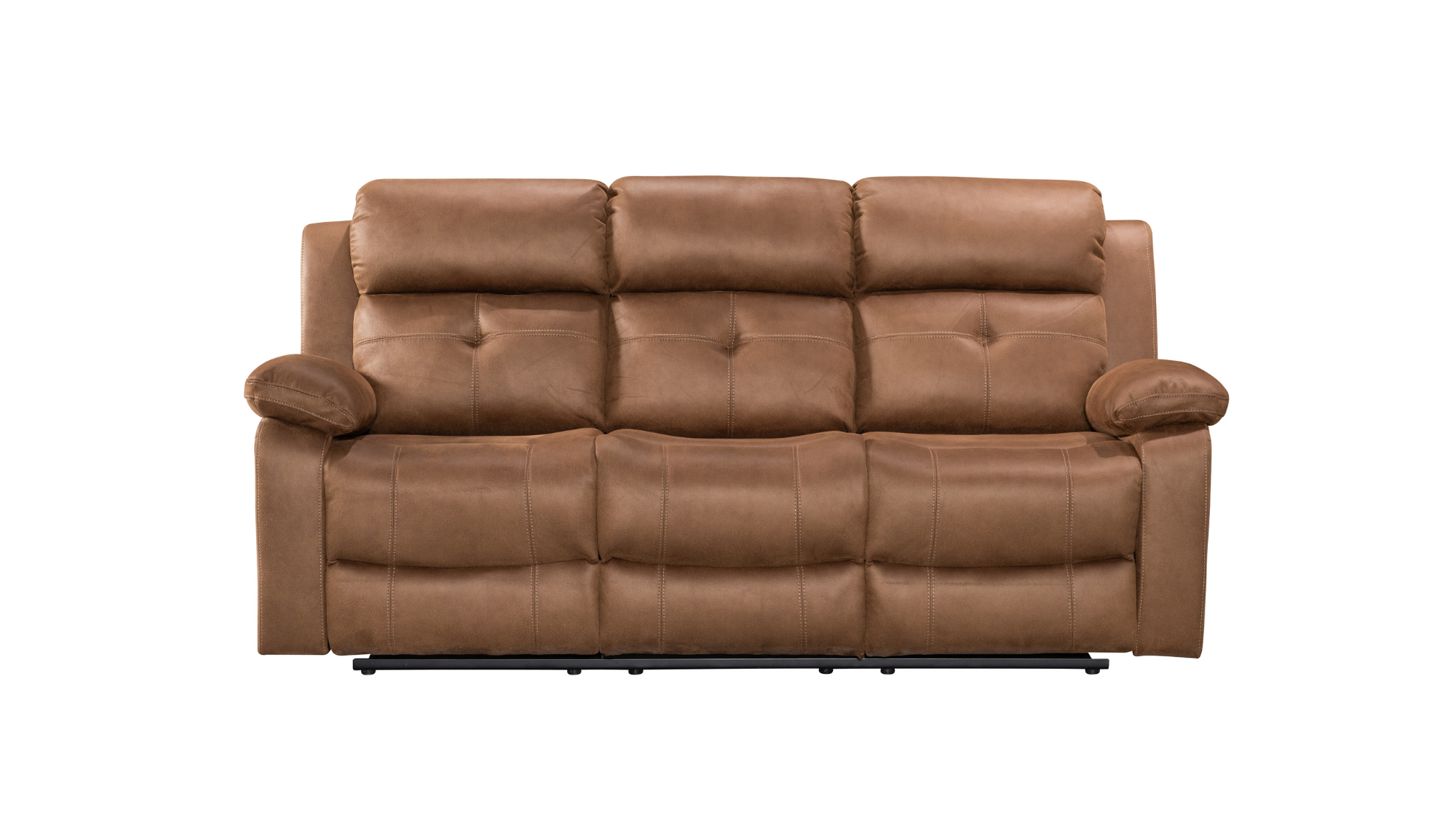 Yorkie 3 Seater Manual Recliner Fabric Sofa