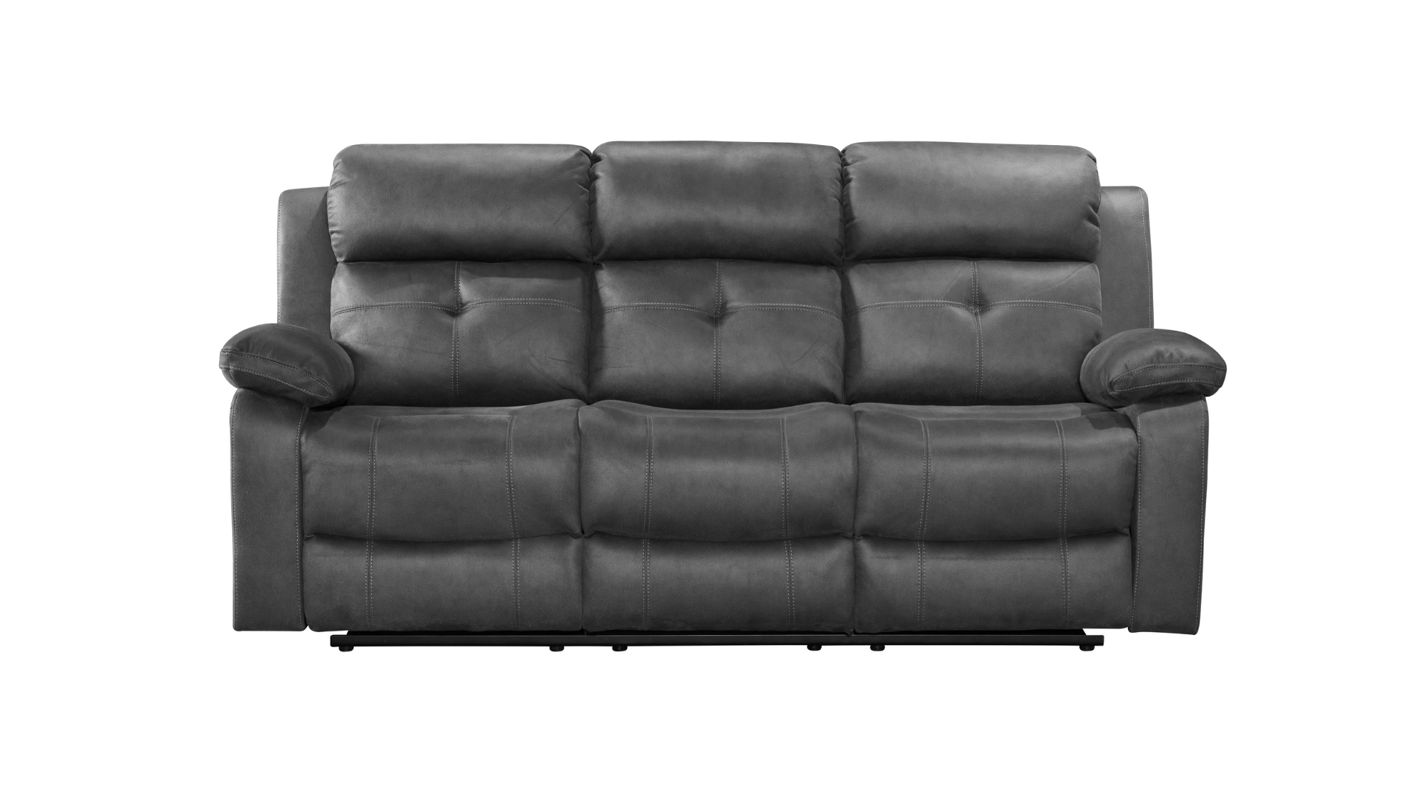 Yorkie 3 Seater Manual Recliner Fabric Sofa