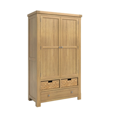 Denley Wooden Full Length Larder - Oak
