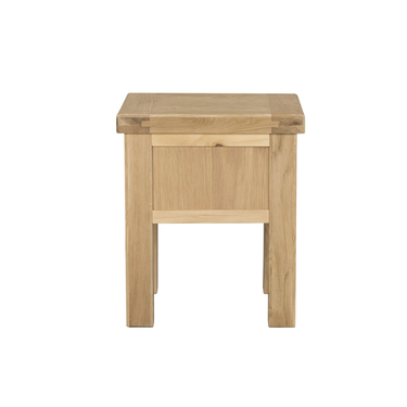 Denley Wooden Lamp / Side Table - Oak