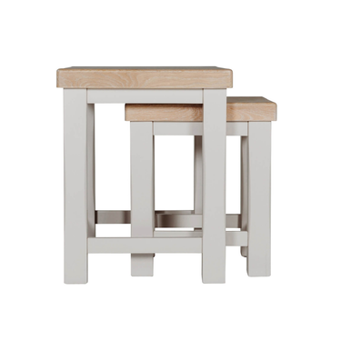 Henley Wooden Nest of Tables - Taupe