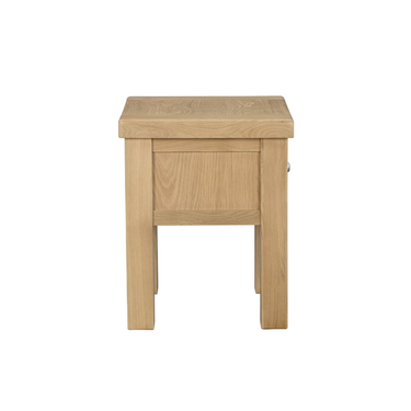 Denley Wooden Lamp / Side Table - Oak