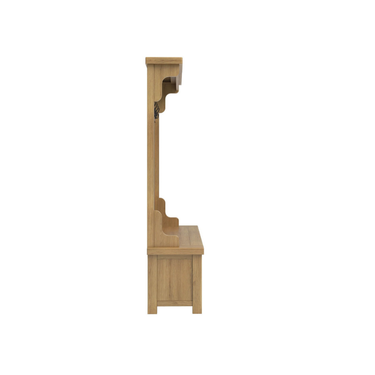 Denley Wooden Hall Stand - Oak