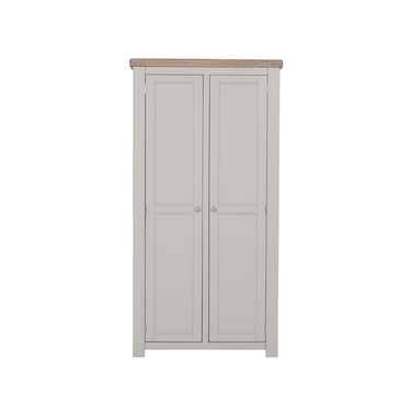 Henley Wooden Wardrobe  2 Door - Taupe