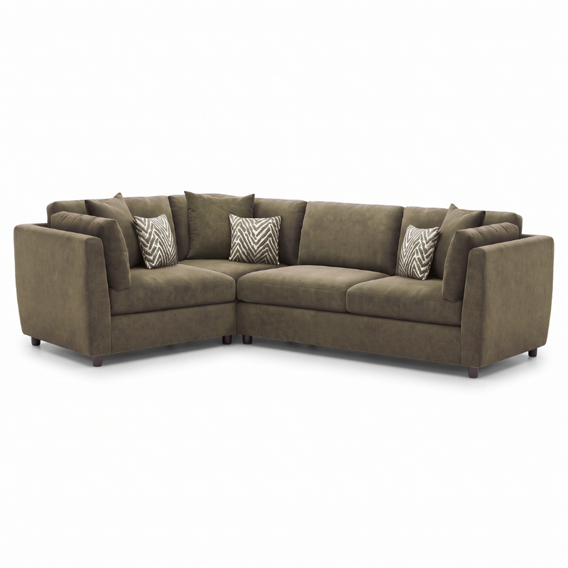Nyla 1 Corner 2 Fabric Sofa
