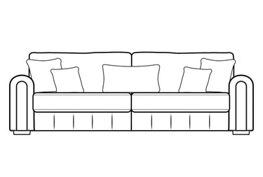 Vogue Grand Fabric Sofa