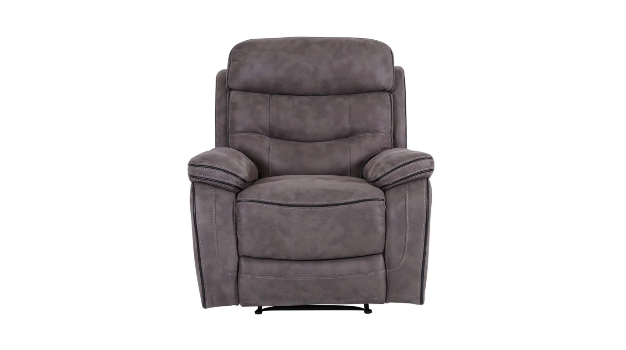 Noah Arm Chair Recliner Light Charcoal Fabric