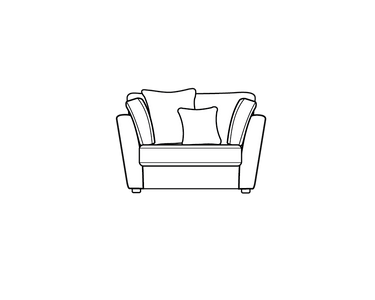 Nyla Loveseat Fabric Chair