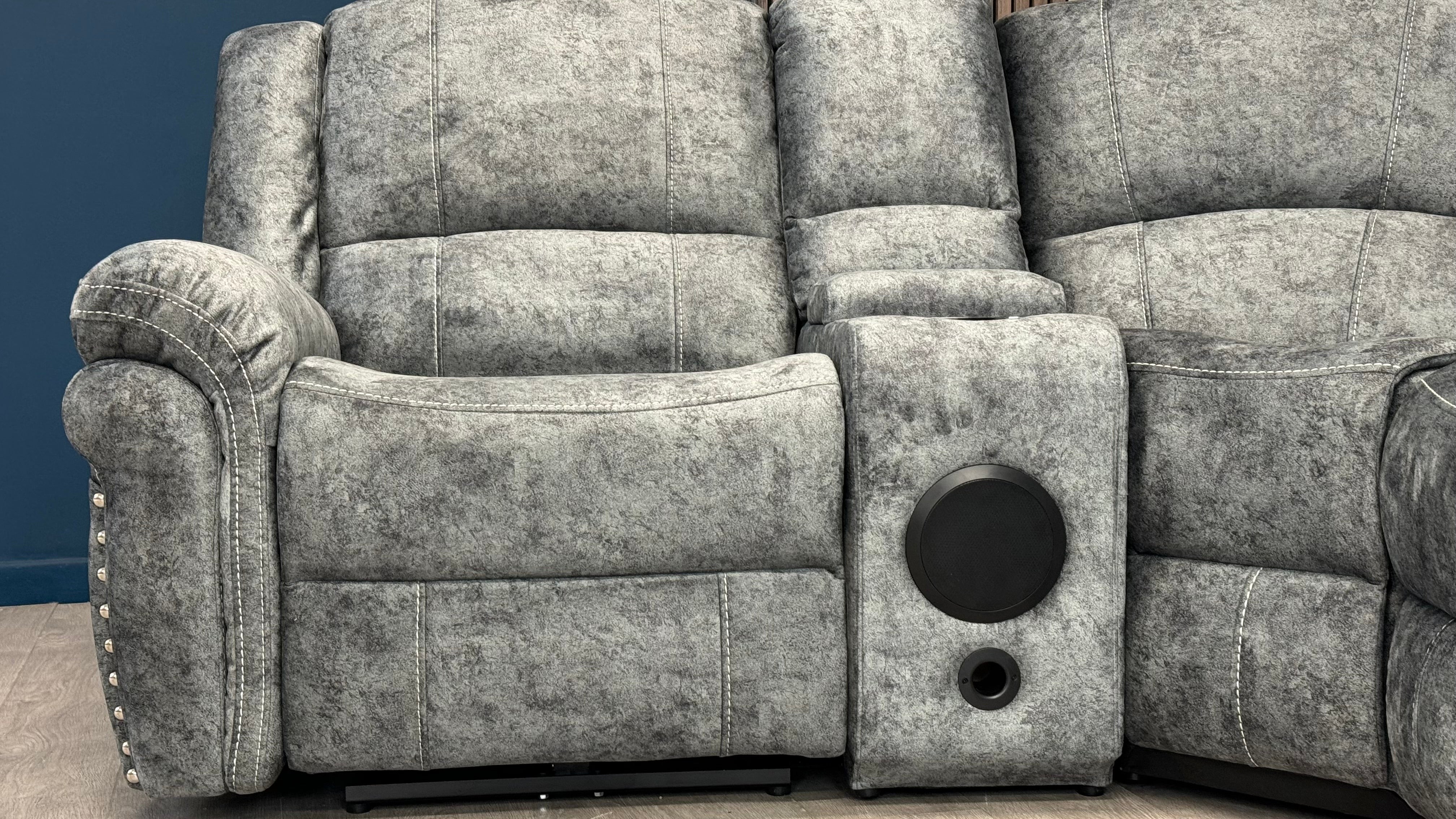 Infinity Modular Power Recliner & Console Corner Fabric Sofa