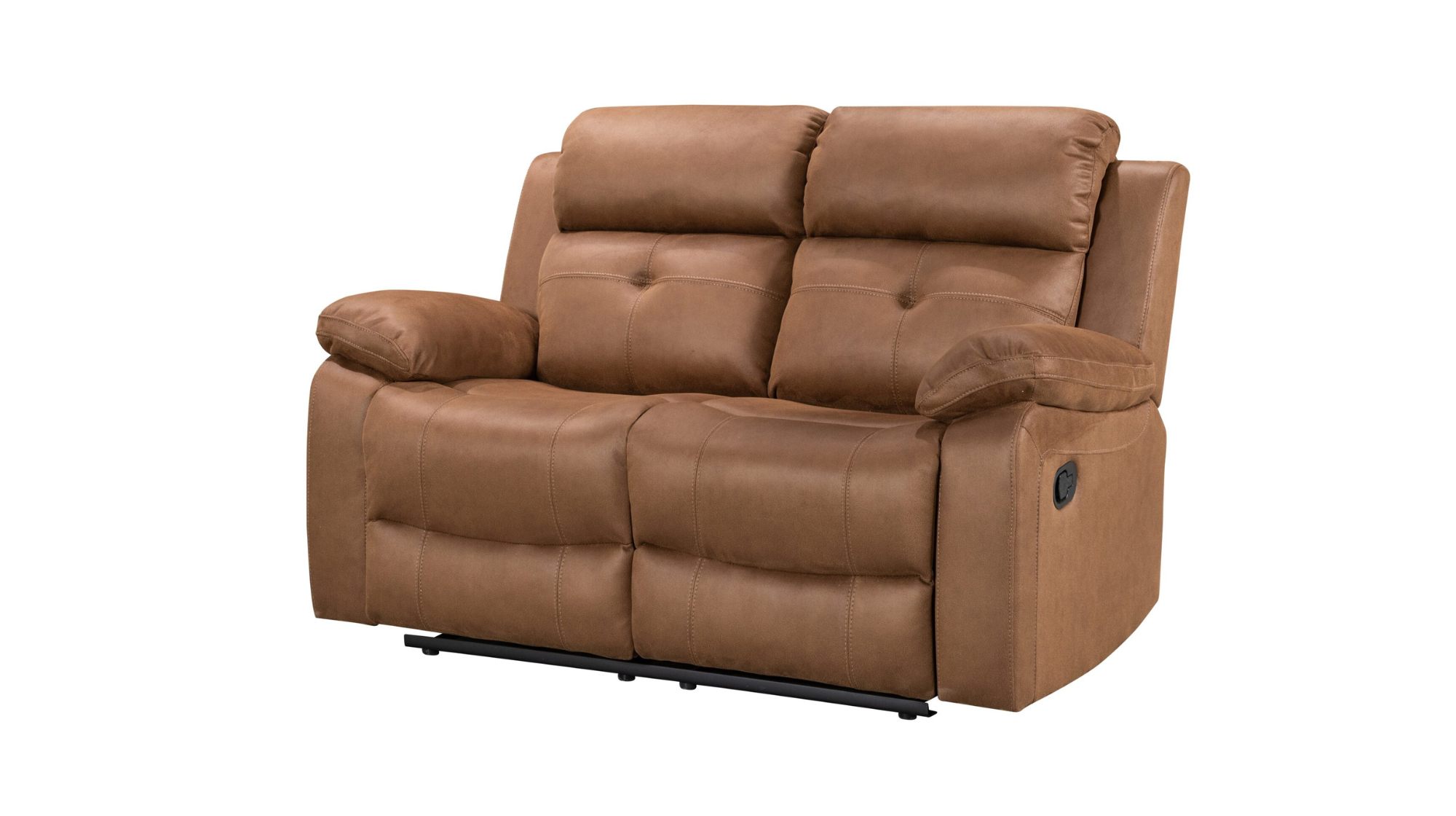 Yorkie 2 Seater Manual Recliner Fabric Sofa