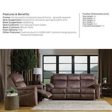 Torello Arm Chair Power Recliner