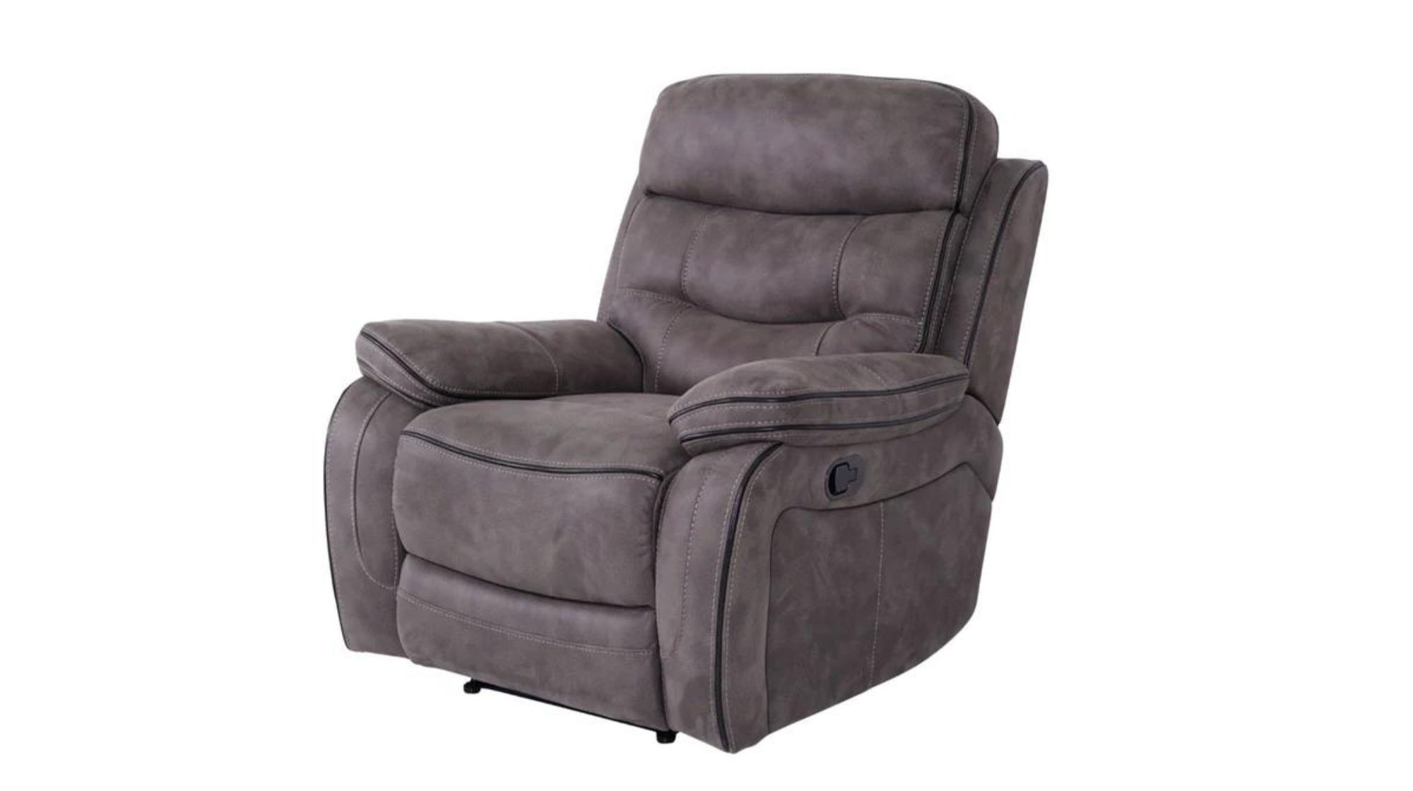 Noah Arm Chair Recliner Light Charcoal Fabric