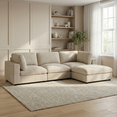 Tribecca Modular Chaise Footstool Sofa