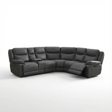 Morino 2 Corner 2 Manual Recliner Fabric Sofa