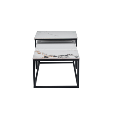 Monaco Coffee Table Set - White Sintered Stone