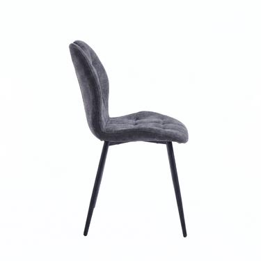 Alarna Dining Chair Charcoal Fabric