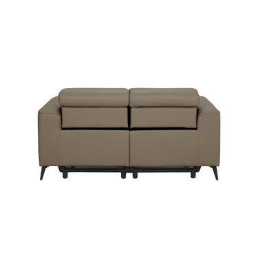 Lazio 2 Seater Leather Sofa Power Recliner & Headrest