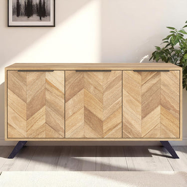 Agoda 3 Door Mango Wood Sideboard