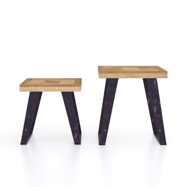 Agoda Mango Wood Nest of 2 Tables