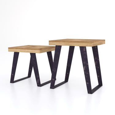 Agoda Mango Wood Nest of 2 Tables