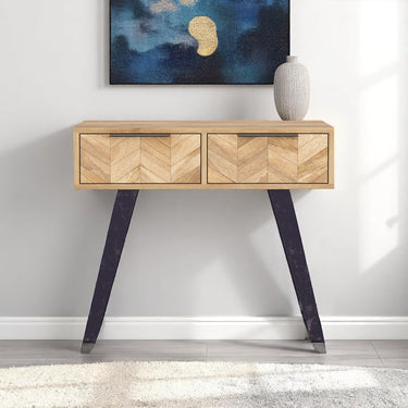 Agoda Mango Wood 2 Drawer Console
