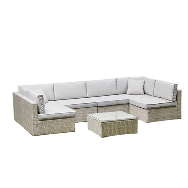 Rattan Garden Furniture Modular U Shape Seating & Table