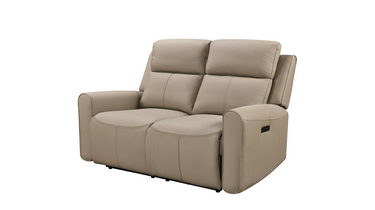Archer 2 Seater Leather Power Recliner Sofa