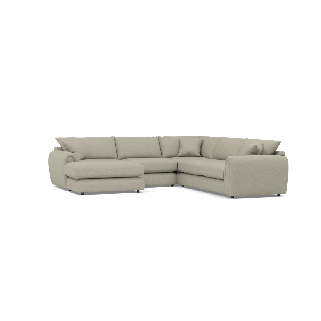Archie 3 Corner 3 Modular Chaise Fabric Corner Sofa