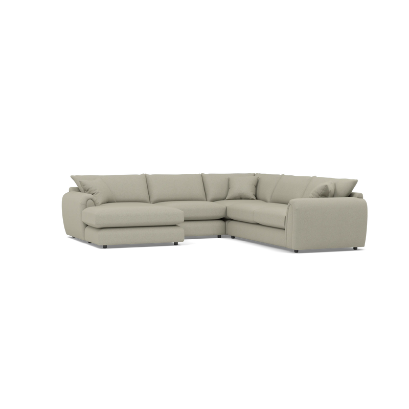 Archie 3 Corner 3 Modular Chaise Fabric Corner Sofa
