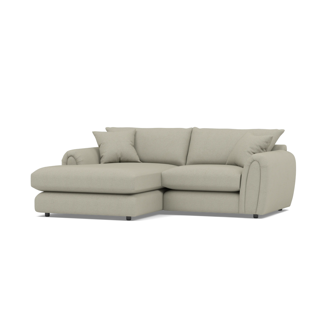 Archie 4 Seater Reversible Chaise Fabric Sofa