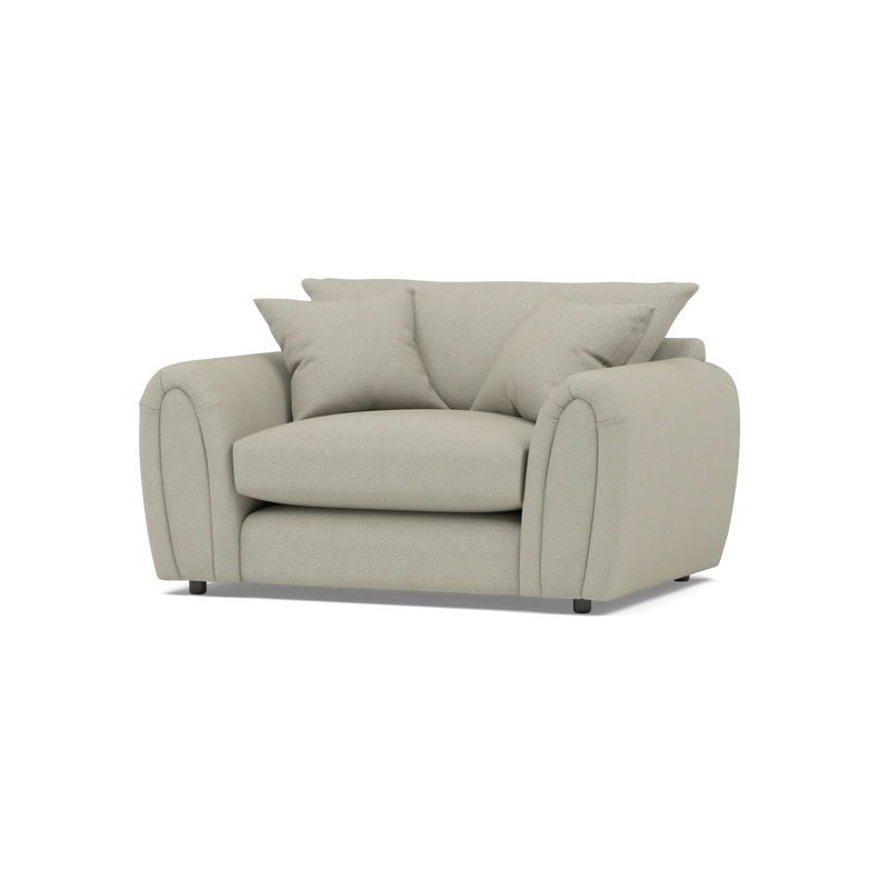 Archie Loveseat Chair Teddy Fabric