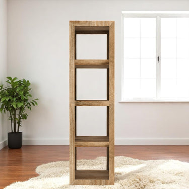 Culbert 4 Hole Shelving Bookcase - Mango Wood