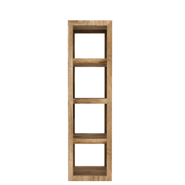 Culbert 4 Hole Shelving Bookcase - Mango Wood