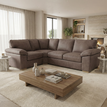 Broxton 2 Corner 1 Fabric Sofa