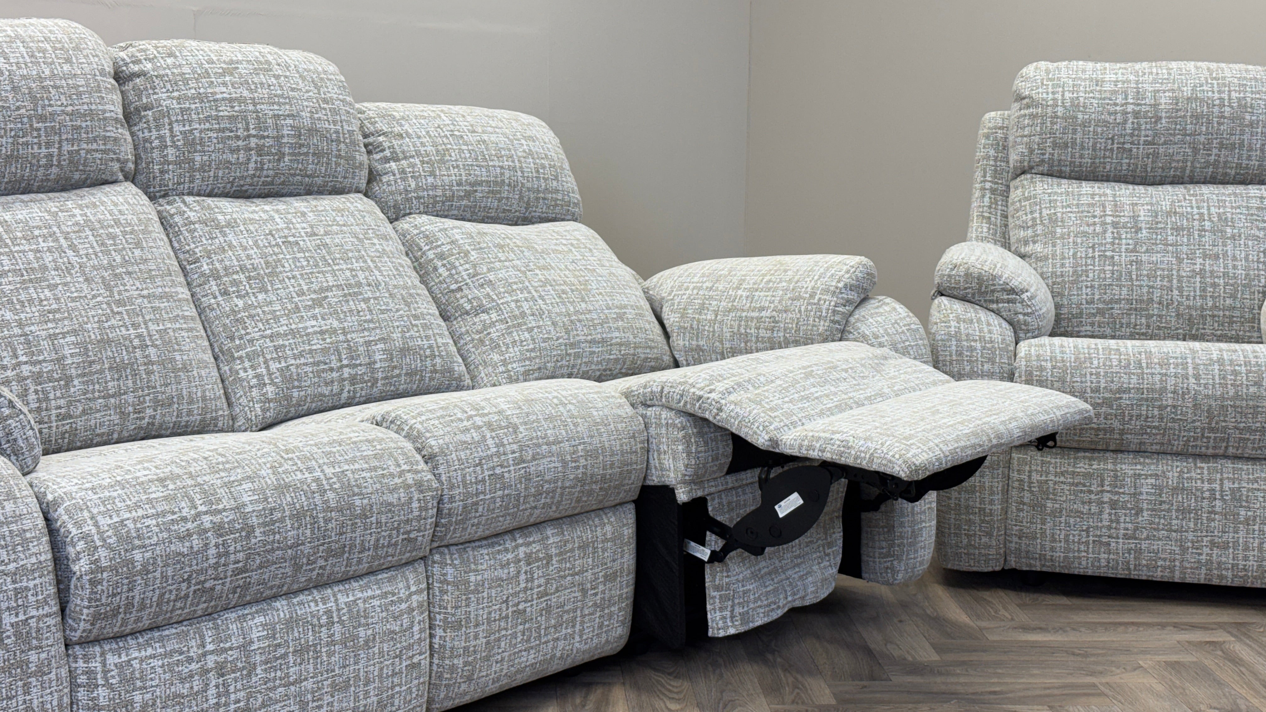 G Plan 3 Seater Sofa Power Recliner & Arm Chair Fabric