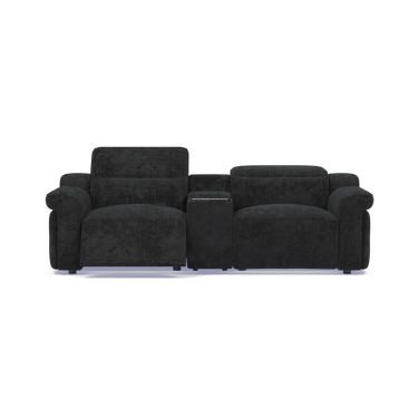 Empire 3 Seater Tech Cinema Console Sofa w/ Power Recliner & Headrest