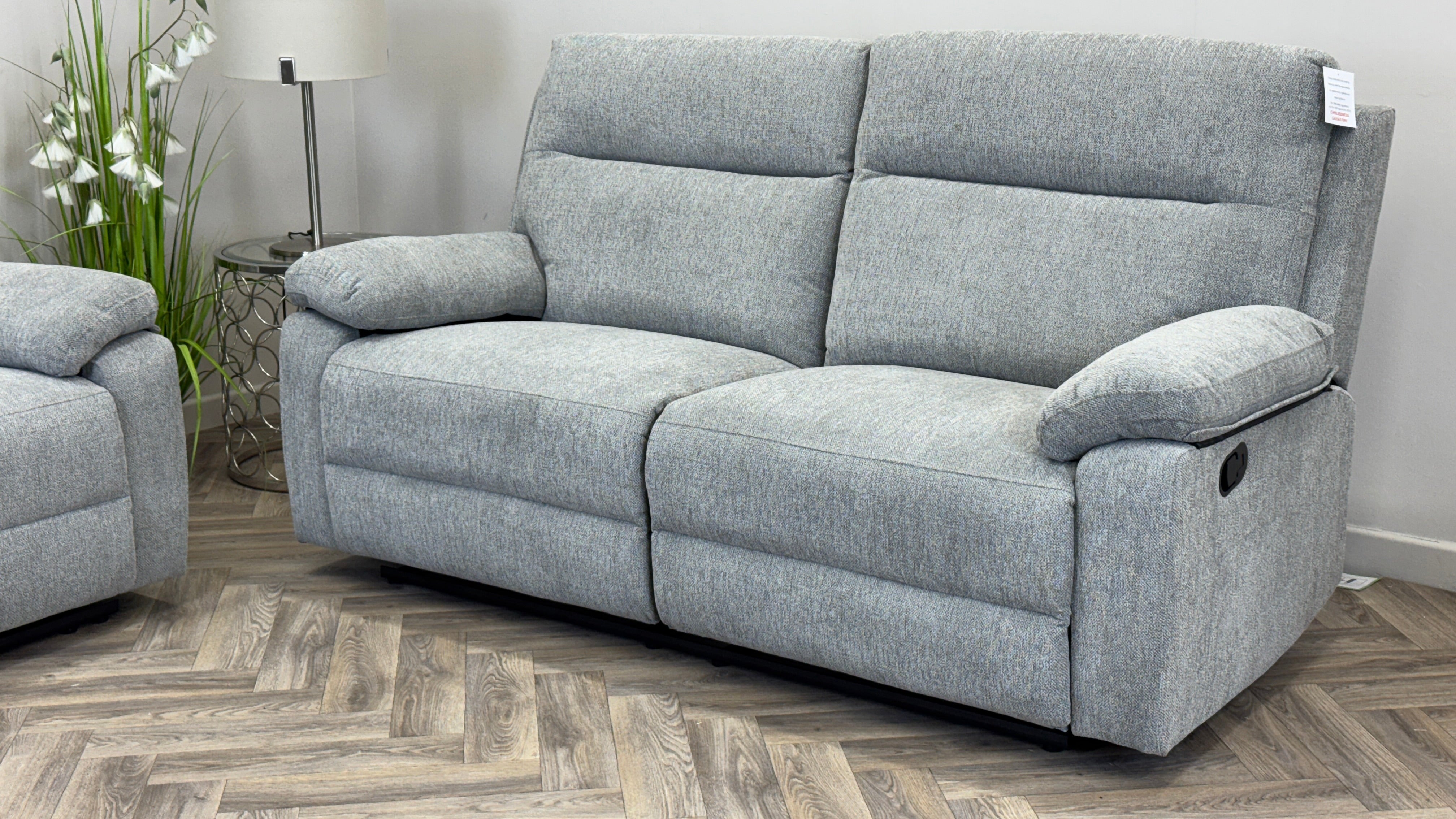 Louis 3 Seater & Chair Manual Recliner Sofa Set