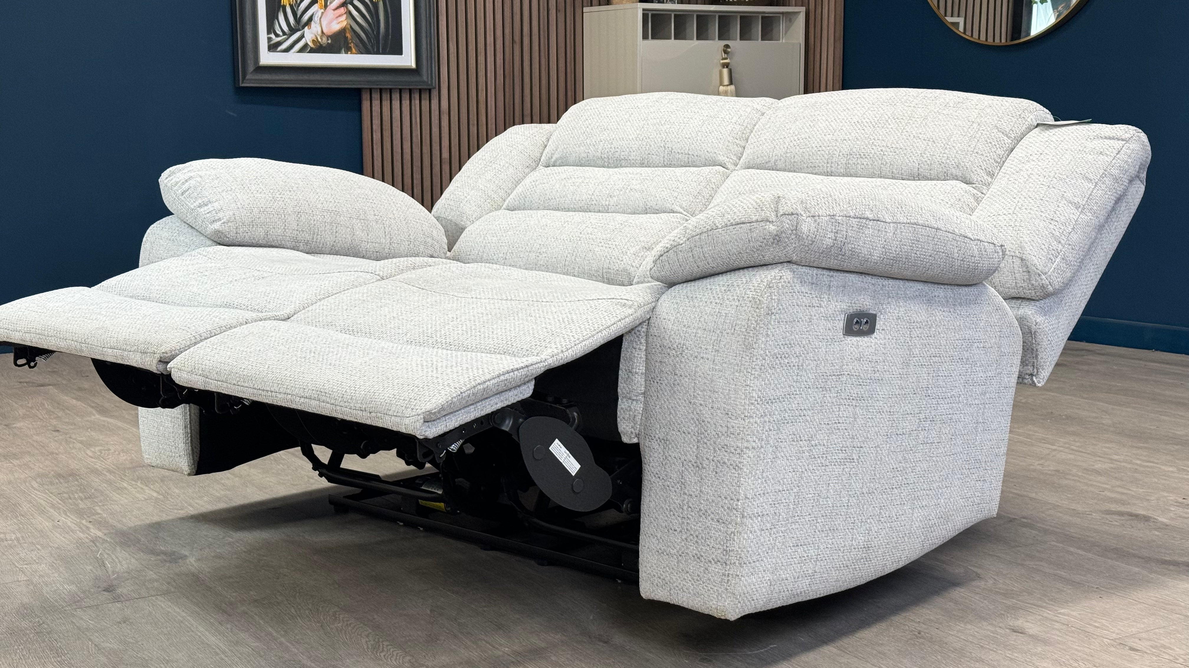 Marlow 2 Seater Power Recliner Fabric Sofa