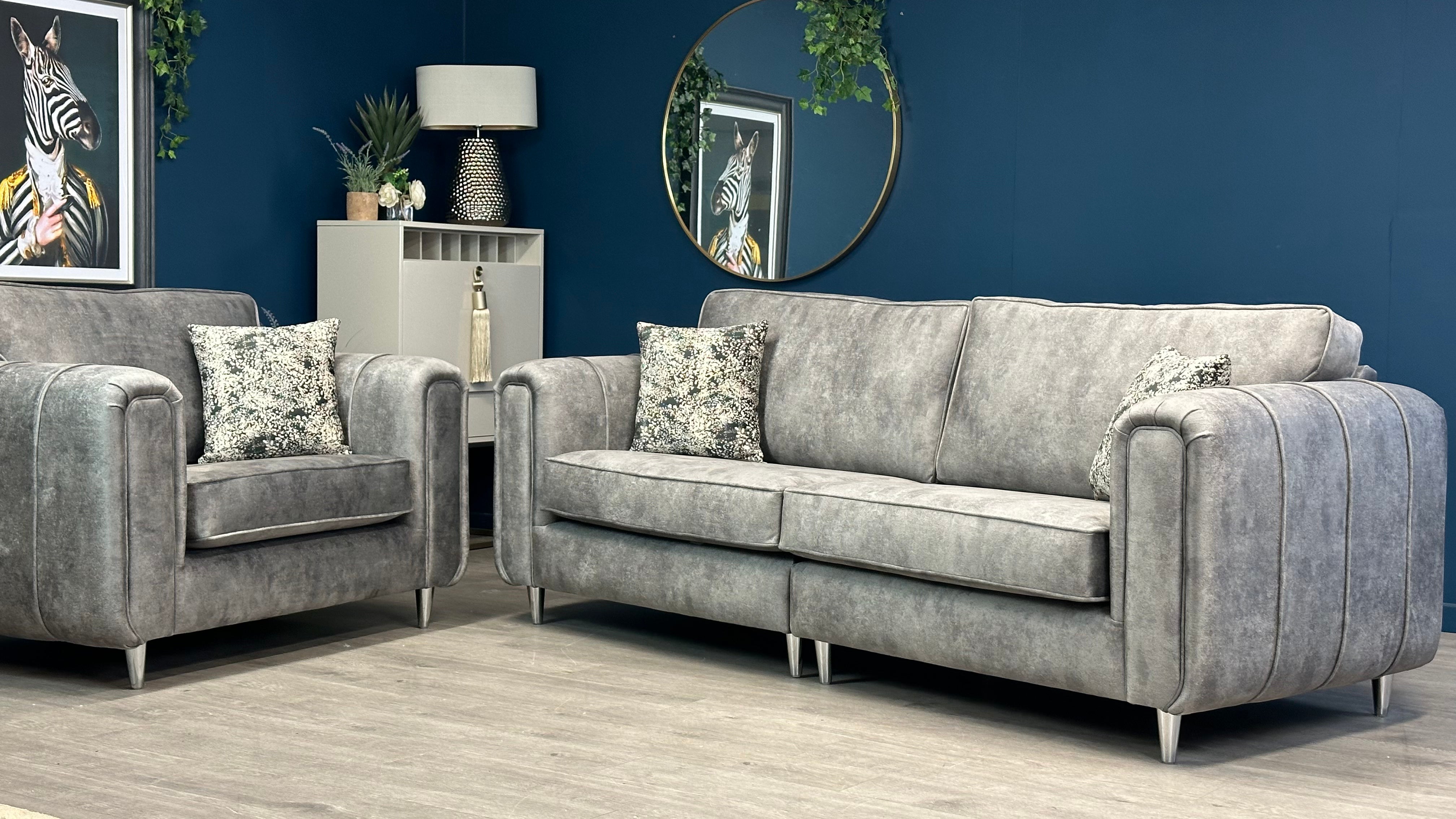 Cloth top sofa sets