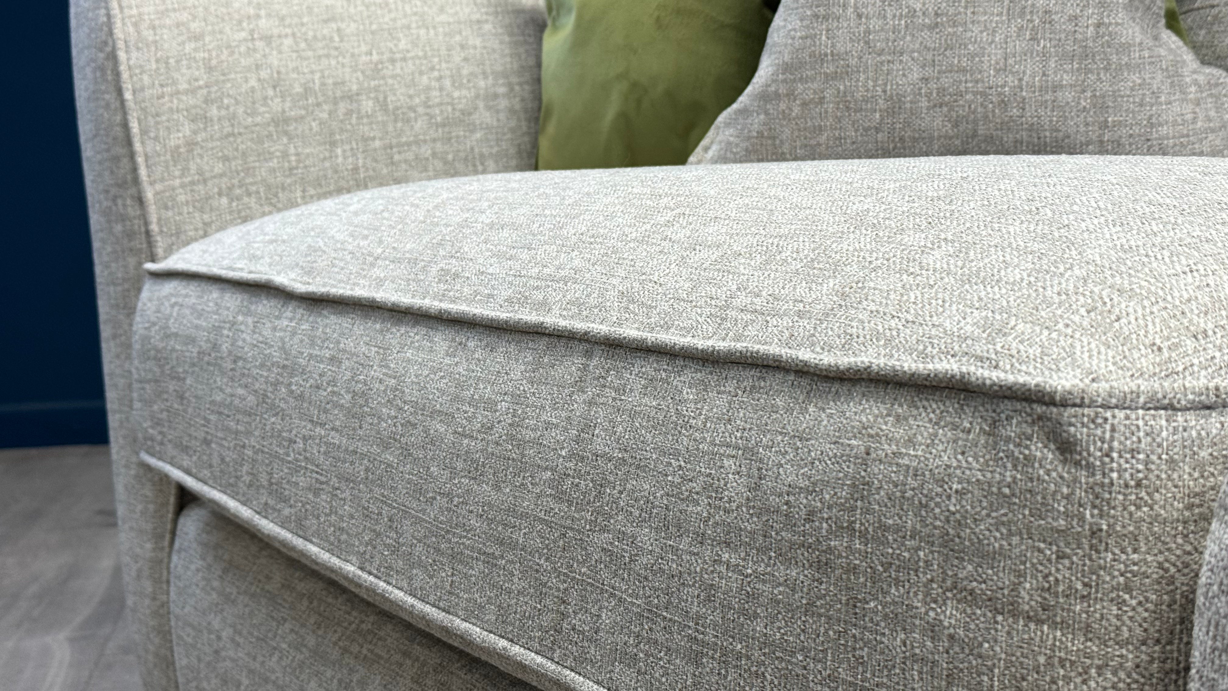 Bartelli 4 Seater Split Alpha Natural Fabric Sofa