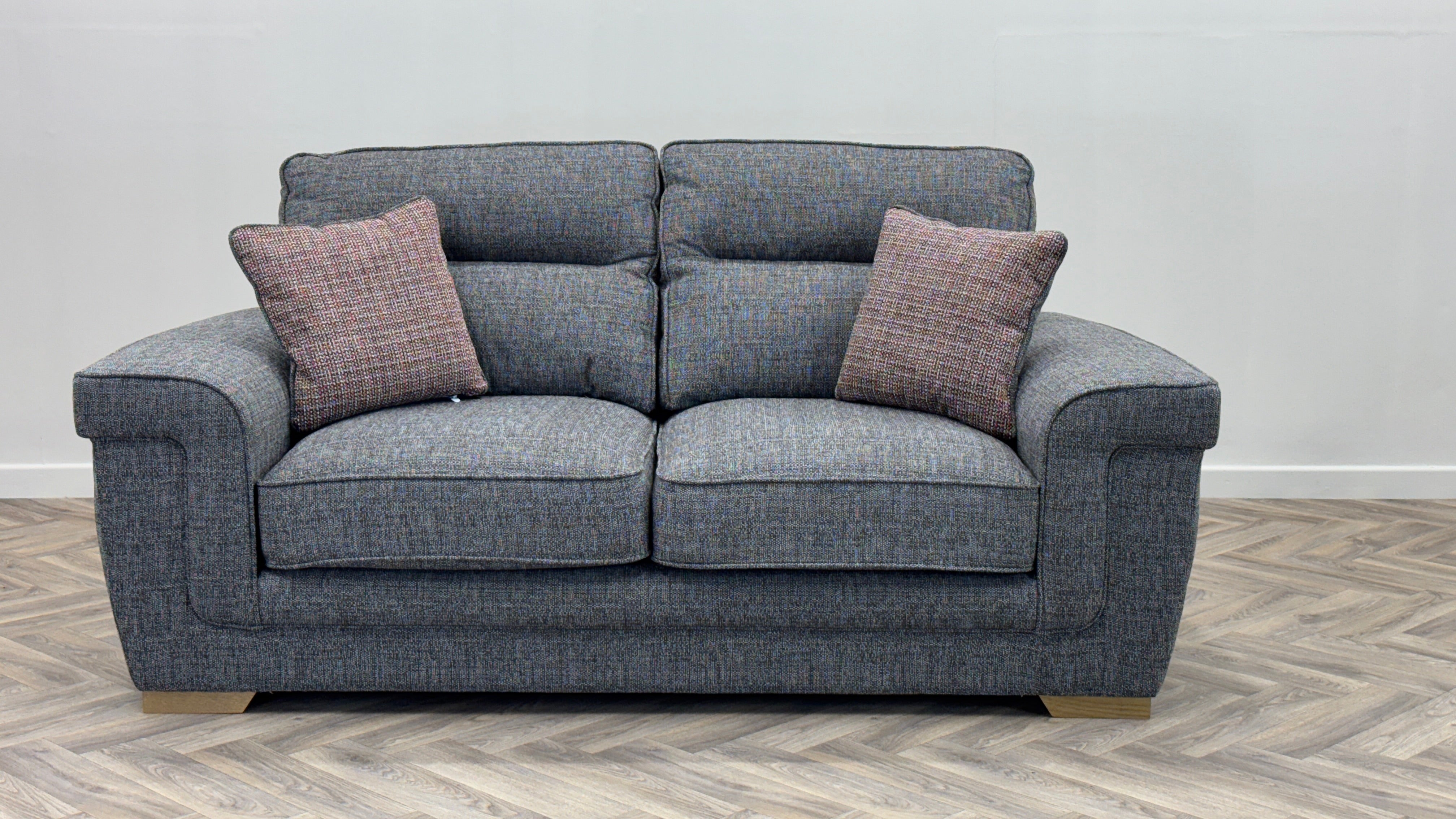 Kirby 3 Seater Sofa Charcoal Fabric