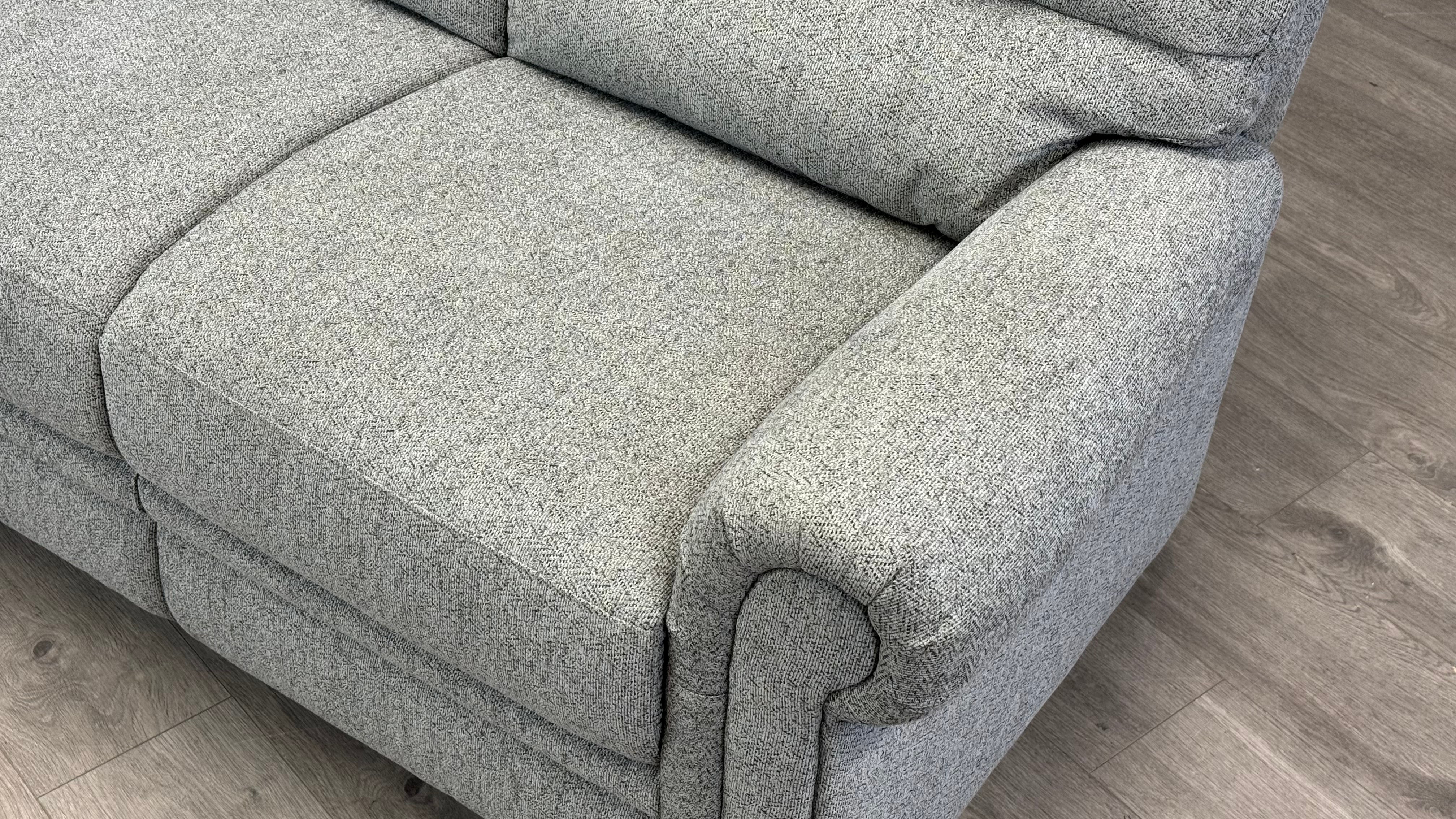 Eastbourne 2 Seater Fabric High Back Sofa - Oak Furnitureland