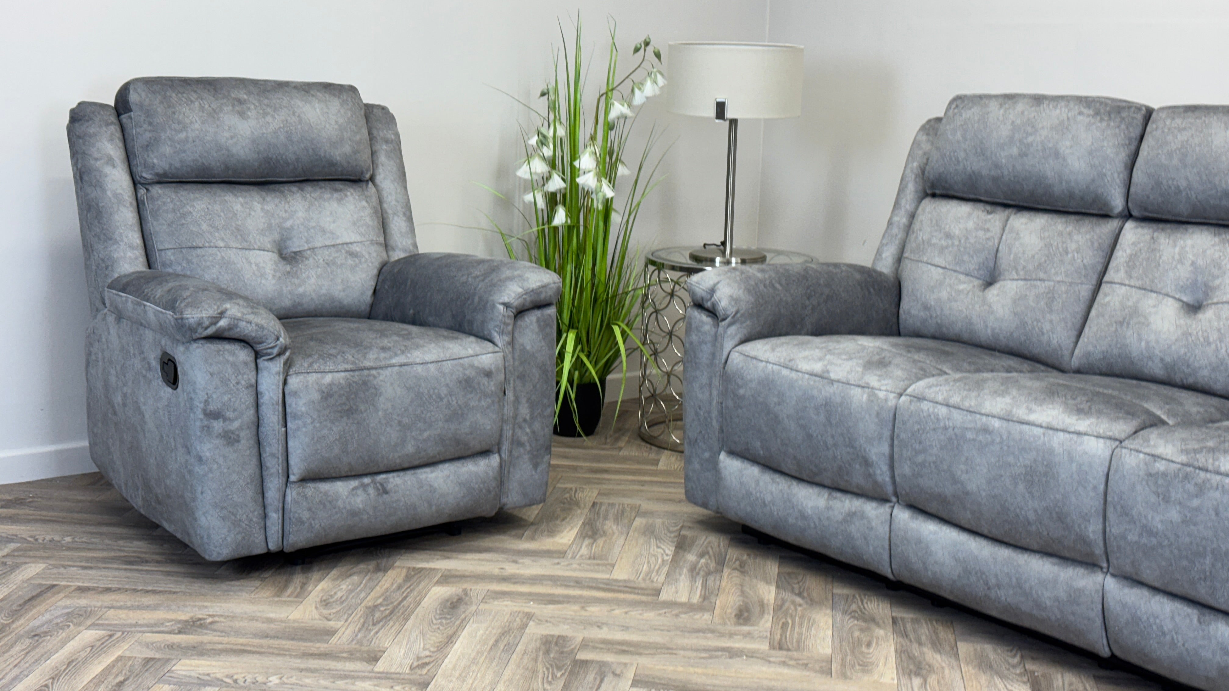 Belfry 3 Seater & Chair Manual Recliner Sofa Set