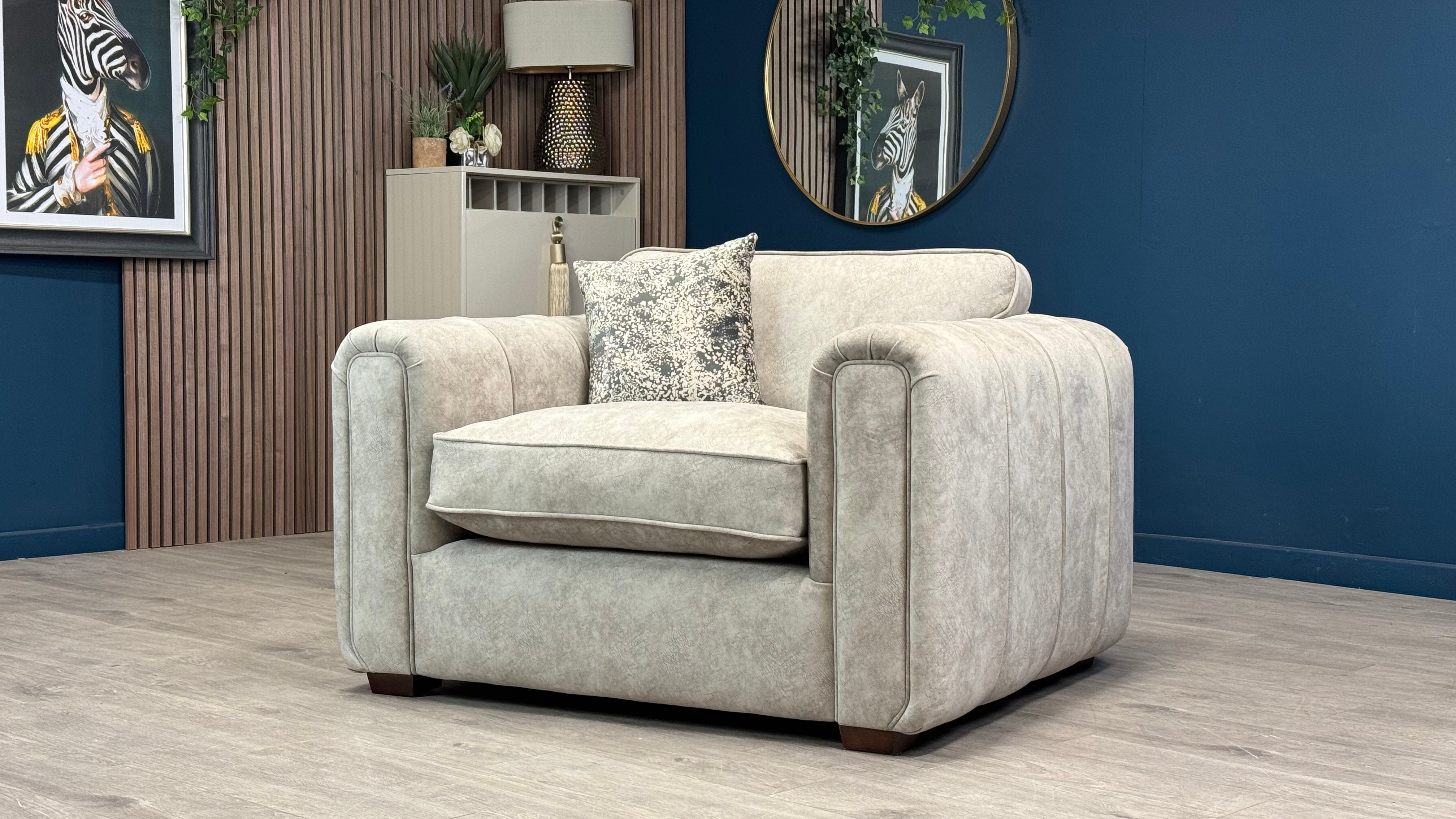 Roxy Night Loveseat Fabric Chair